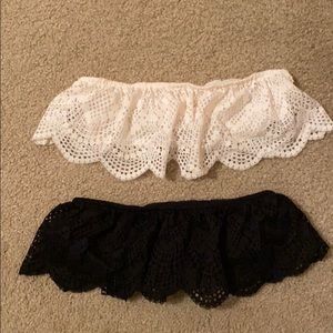 Strapless Lace Bralette Set